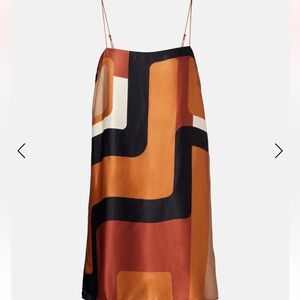 Faithfull the Brand Phylis printed satin mini dress